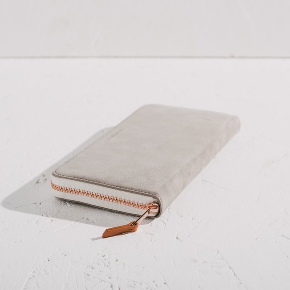 THE HORSE Slimline Wallet | Grey Nubuck NWT - Picture 3 of 3